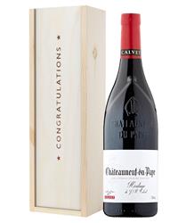 Chateauneuf Du Pape Congratulations Gift