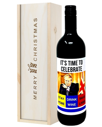 Christmas Lockdown Red Wine Gift