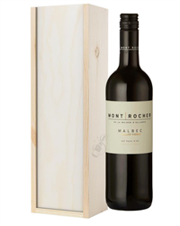 French Malbec Red Wine Gift in Wood...