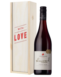 New Zealand Pinot Noir Red Wine Valentines With Love Special Gift Box