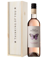 Rose Wine Thinking of You Gift