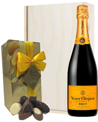 Champagne & Belgian chocolates gift set